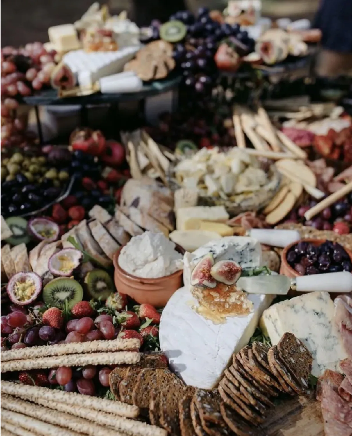 Festive grazing spread