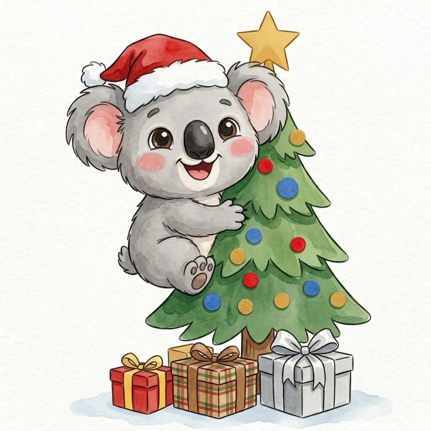 Festive painting template 5